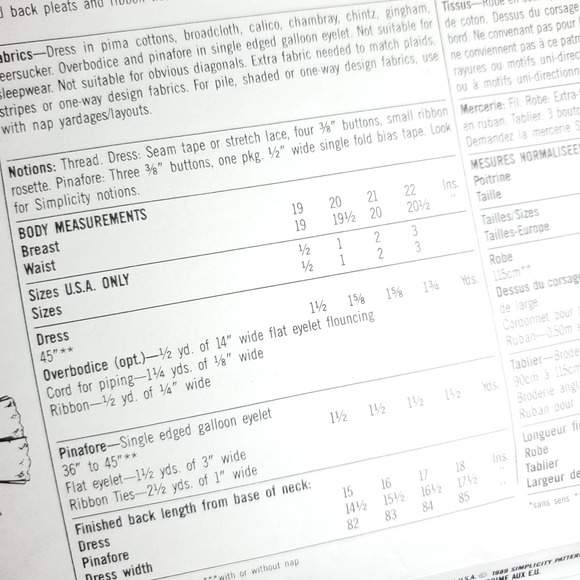 Vintage | Toddler Dress Sewing Pattern 3 - Picture 3 of 5